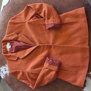 Vintage Made in Canada Oversized Blazer With Pockets & Shoulder Pads